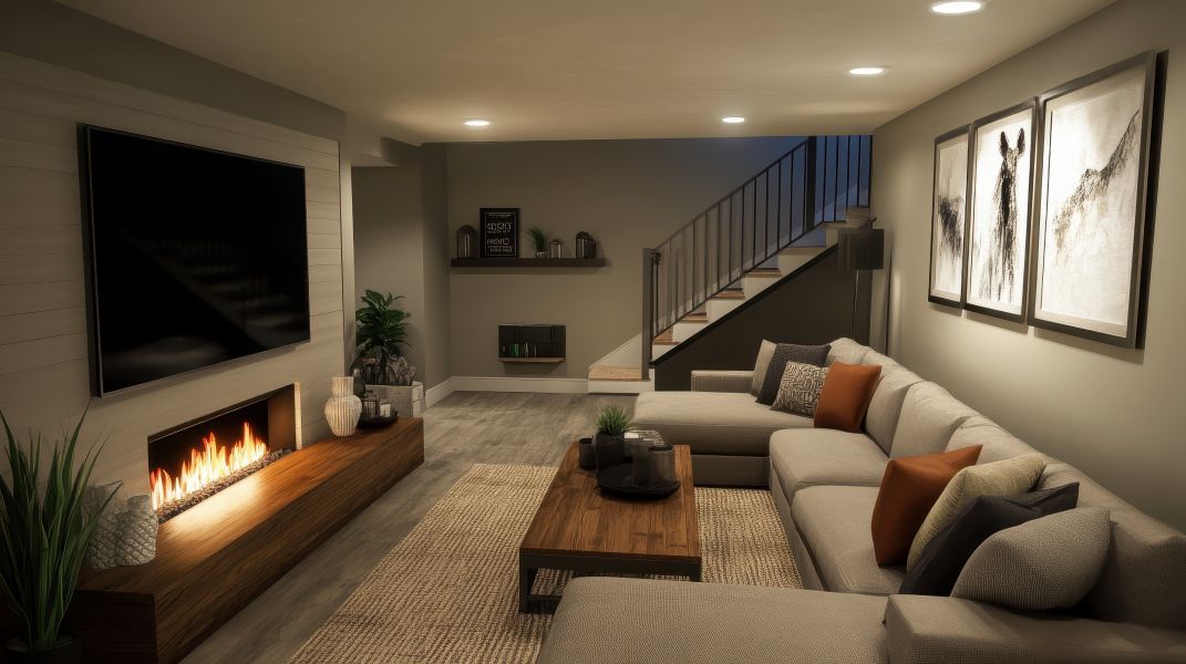 Lower Level Den Basement