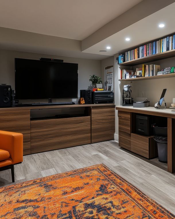 Basement/Study Remodel